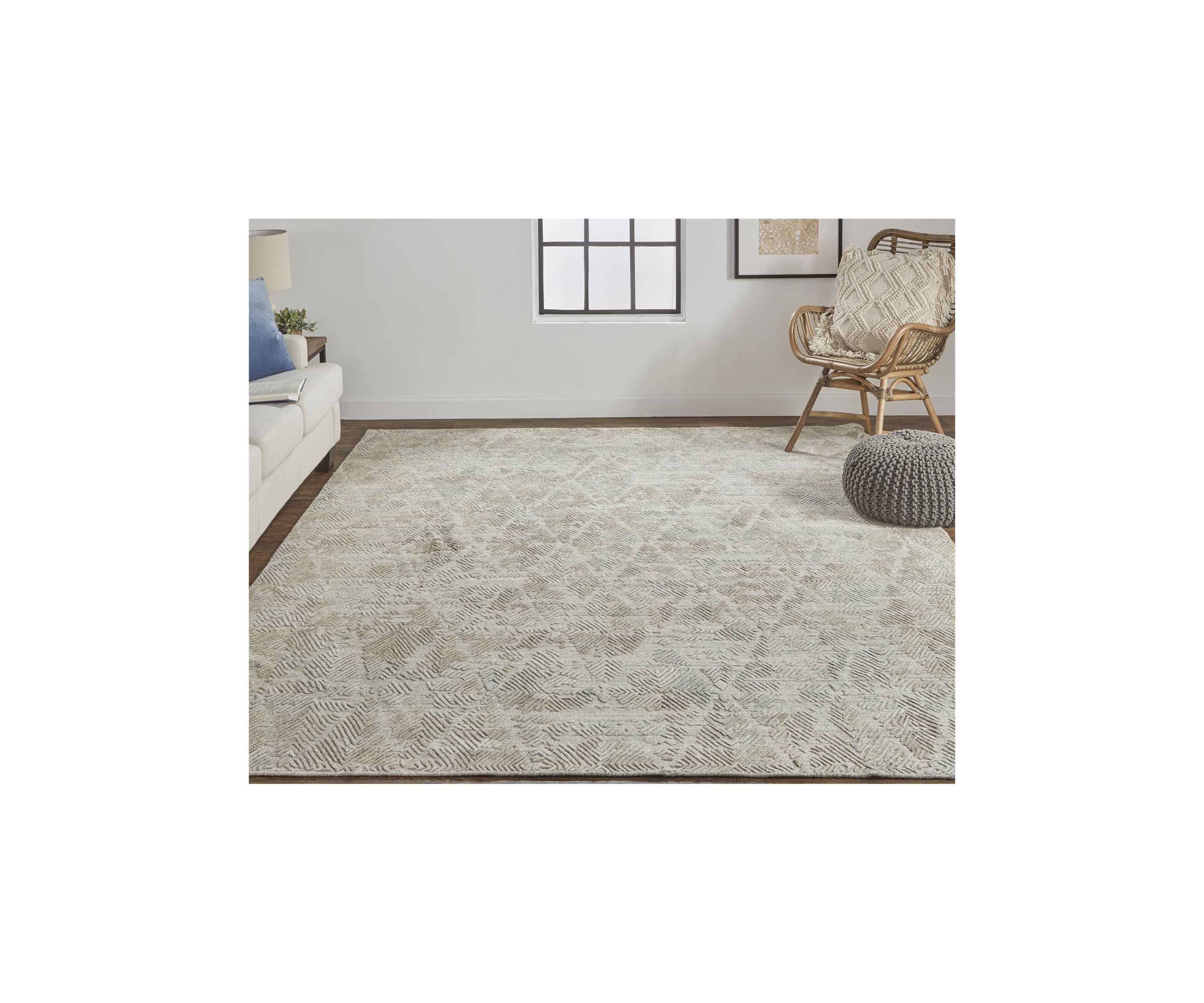 Huntley Modern Abstract Area Rug