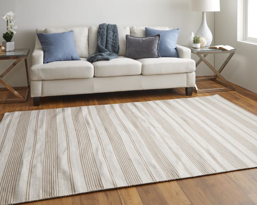 Granberg Transitional Stripes Area Rug