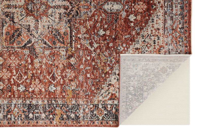 Ennis Transitional Medallion Area Rug
