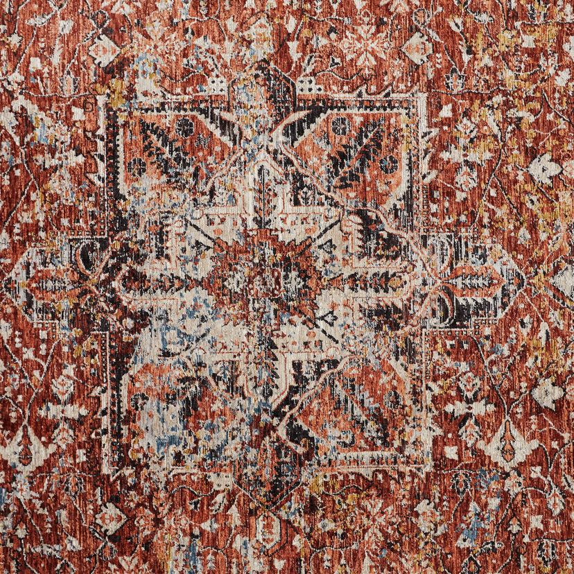 Ennis Transitional Medallion Area Rug