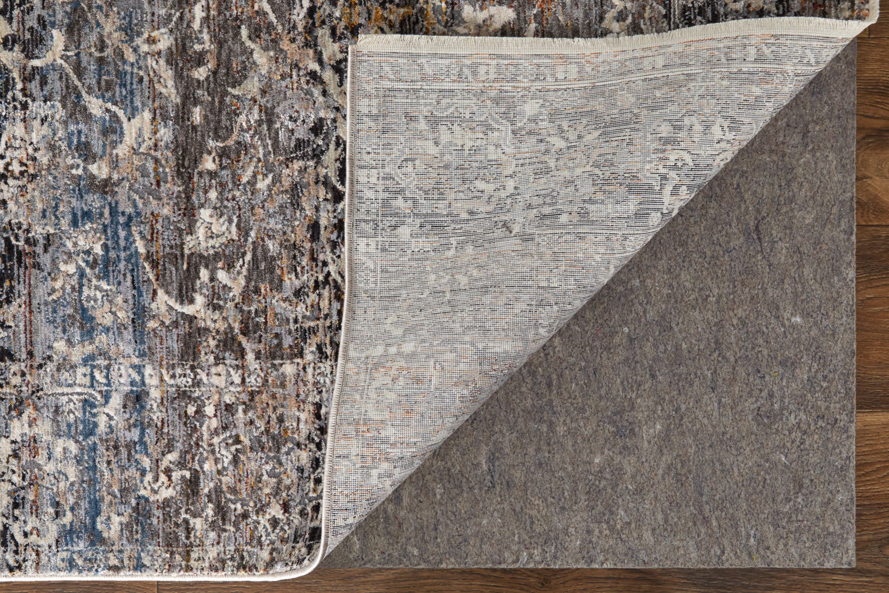 Ennis Transitional Distressed Area Rug