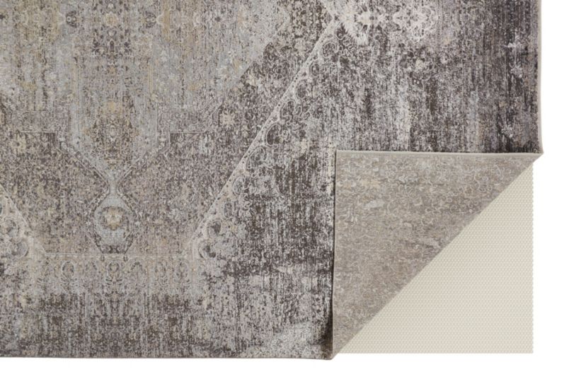 Melmas Transitional Distressed Area Rug