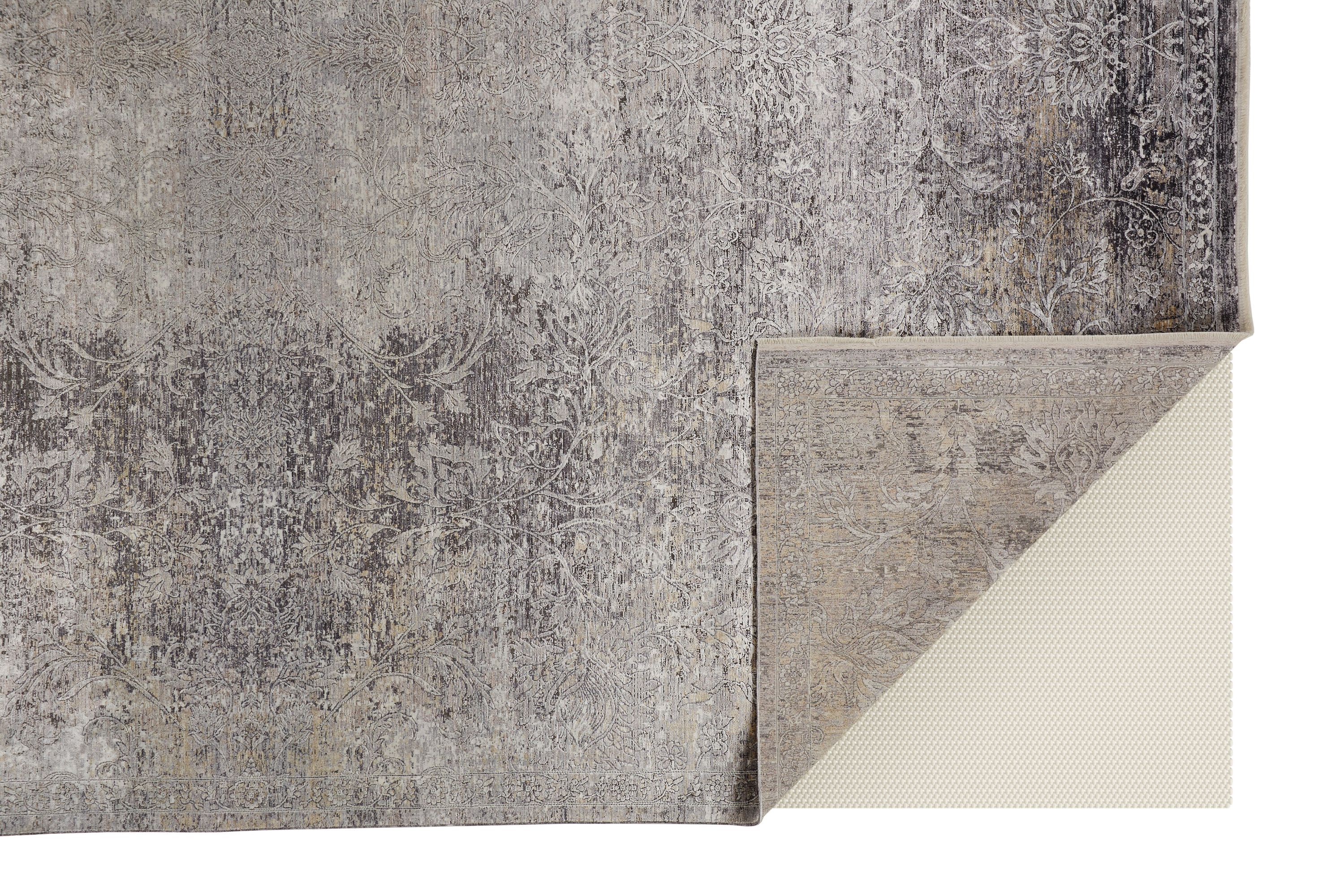 Melmas Transitional Medallion Area Rug