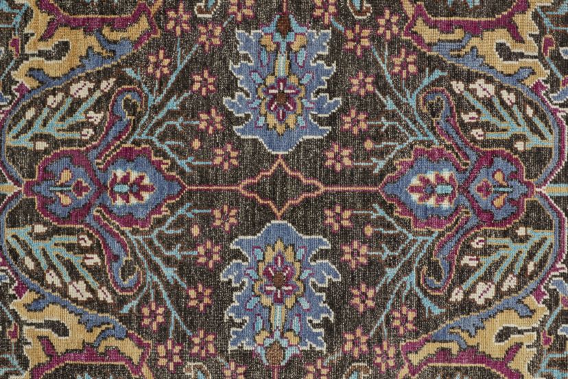 Bashyr Traditional Bordered Area Rug
