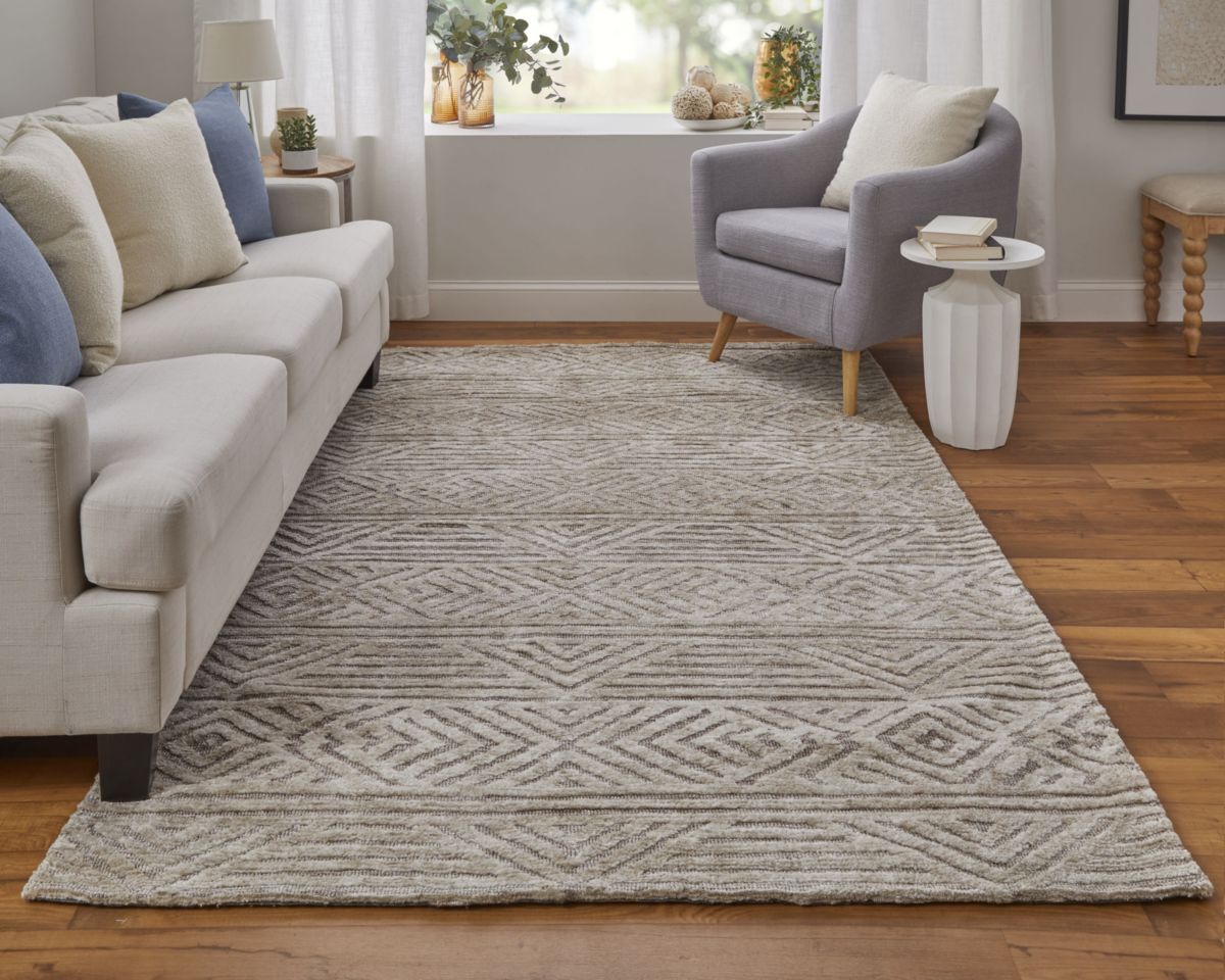 Oliena Modern Geometric Area Rug