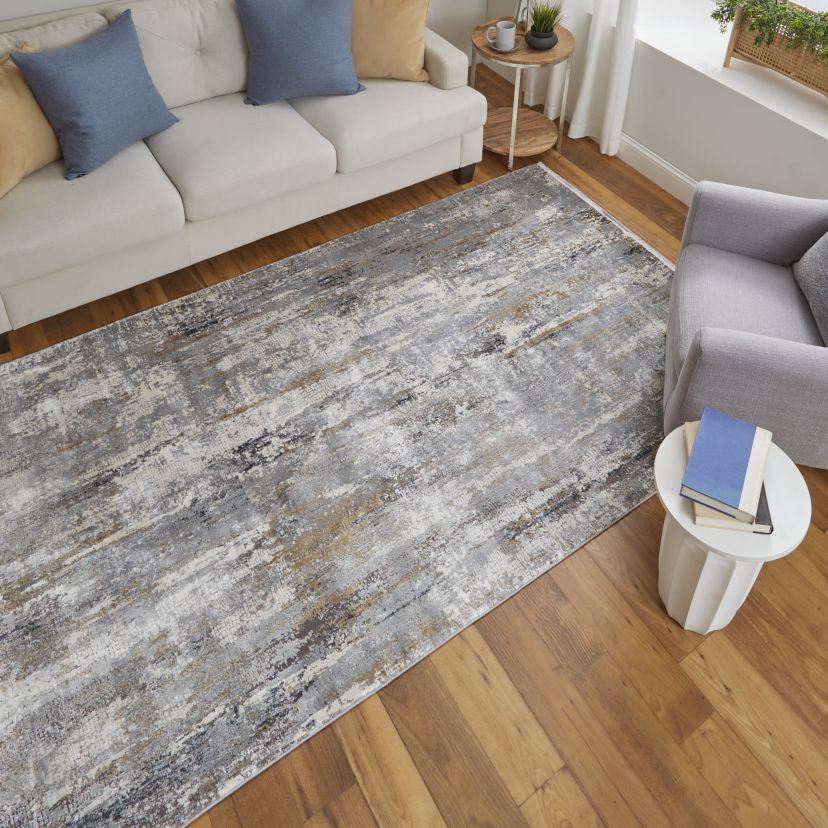 Lindstra Modern Abstract Area Rug