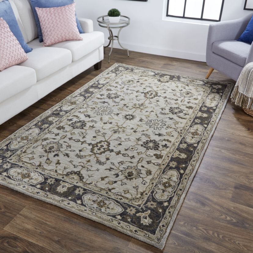 Botticino Traditional Oriental Area Rug