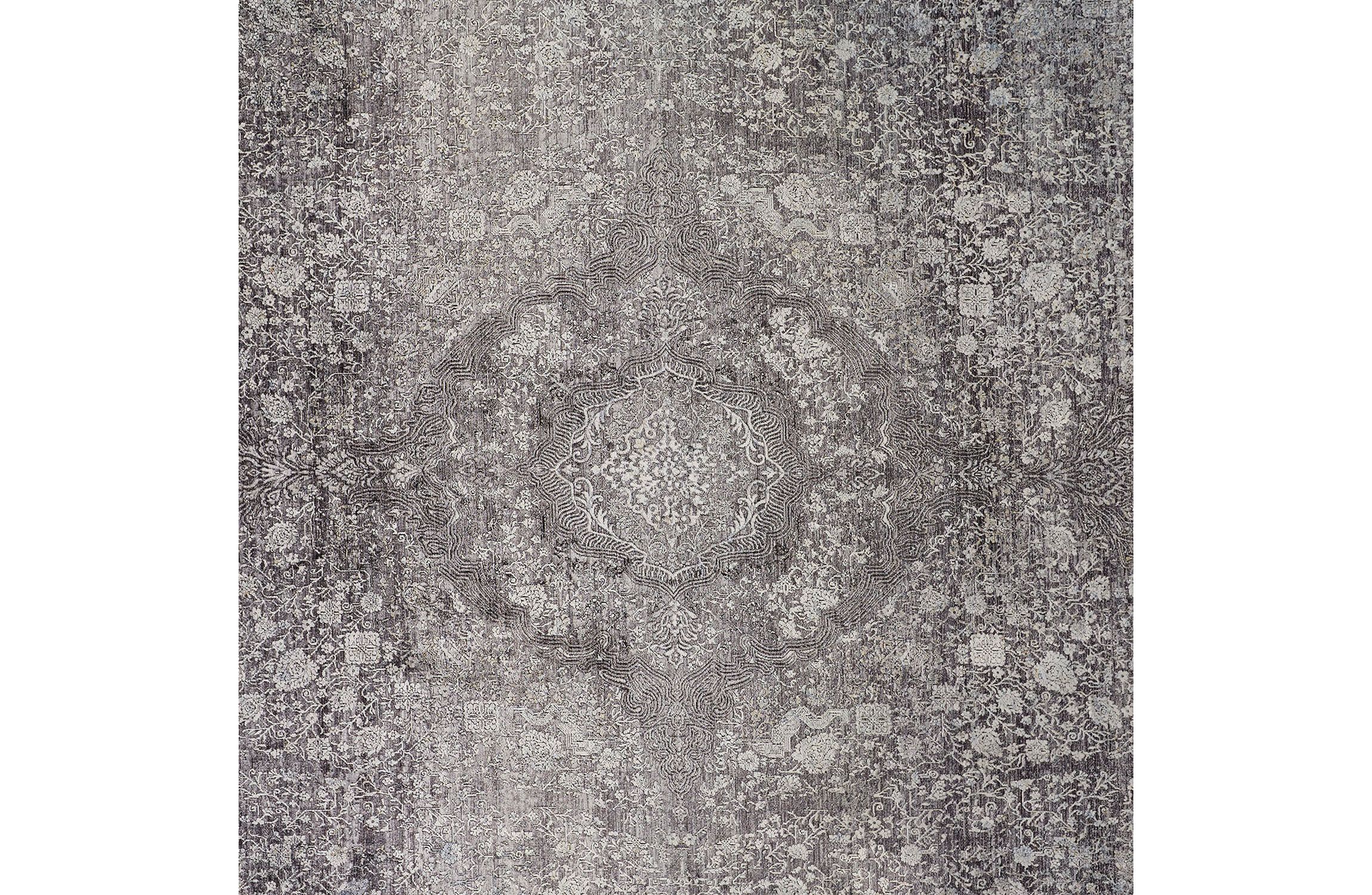 Melmas Transitional Medallion Area Rug