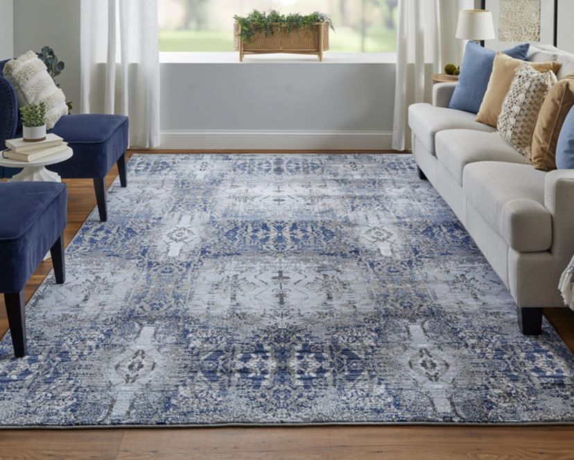 Javers Modern Damask Area Rug