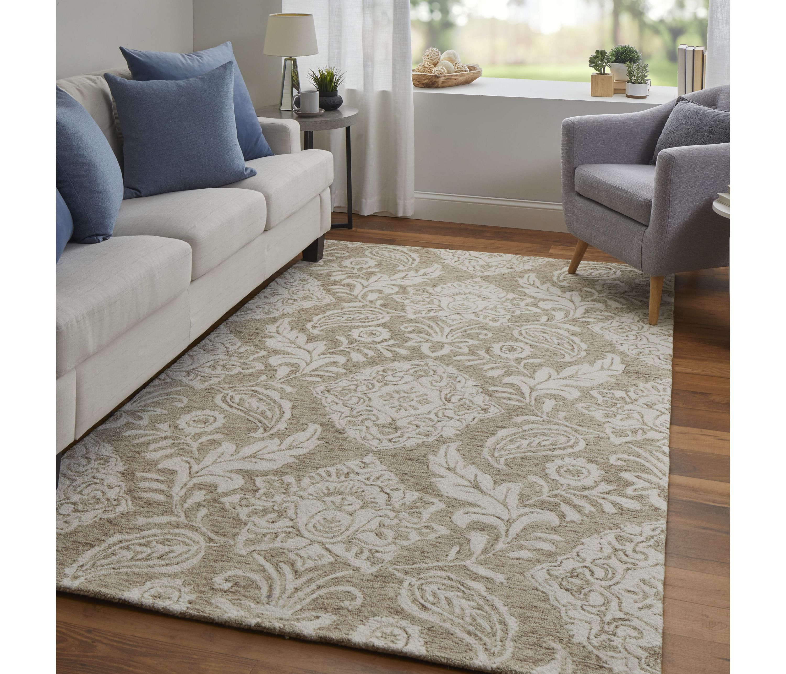 Natal Transitional Medallion Area Rug