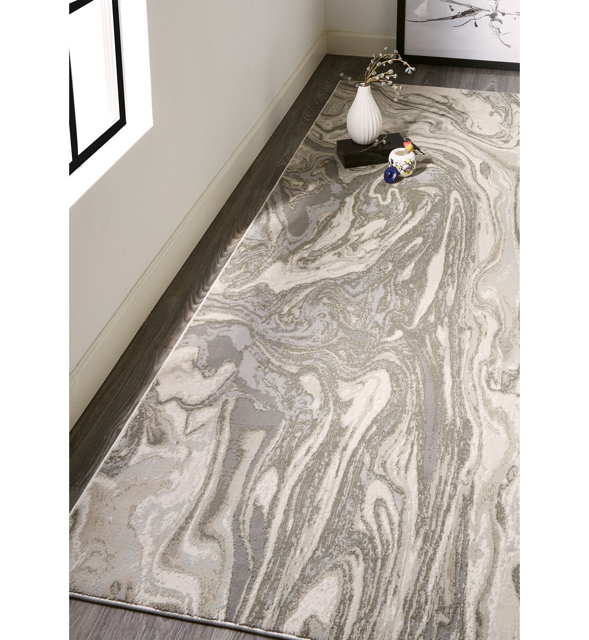 Alexander Modern Watercolor Area Rug