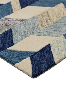 Binada Transitional Geometric Area Rug