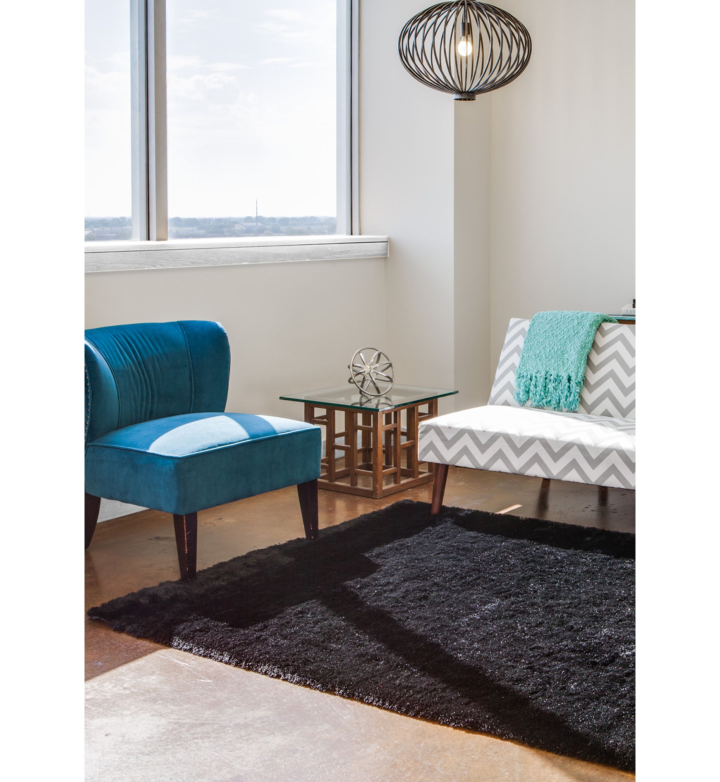 Freya Modern Solid Area Rug
