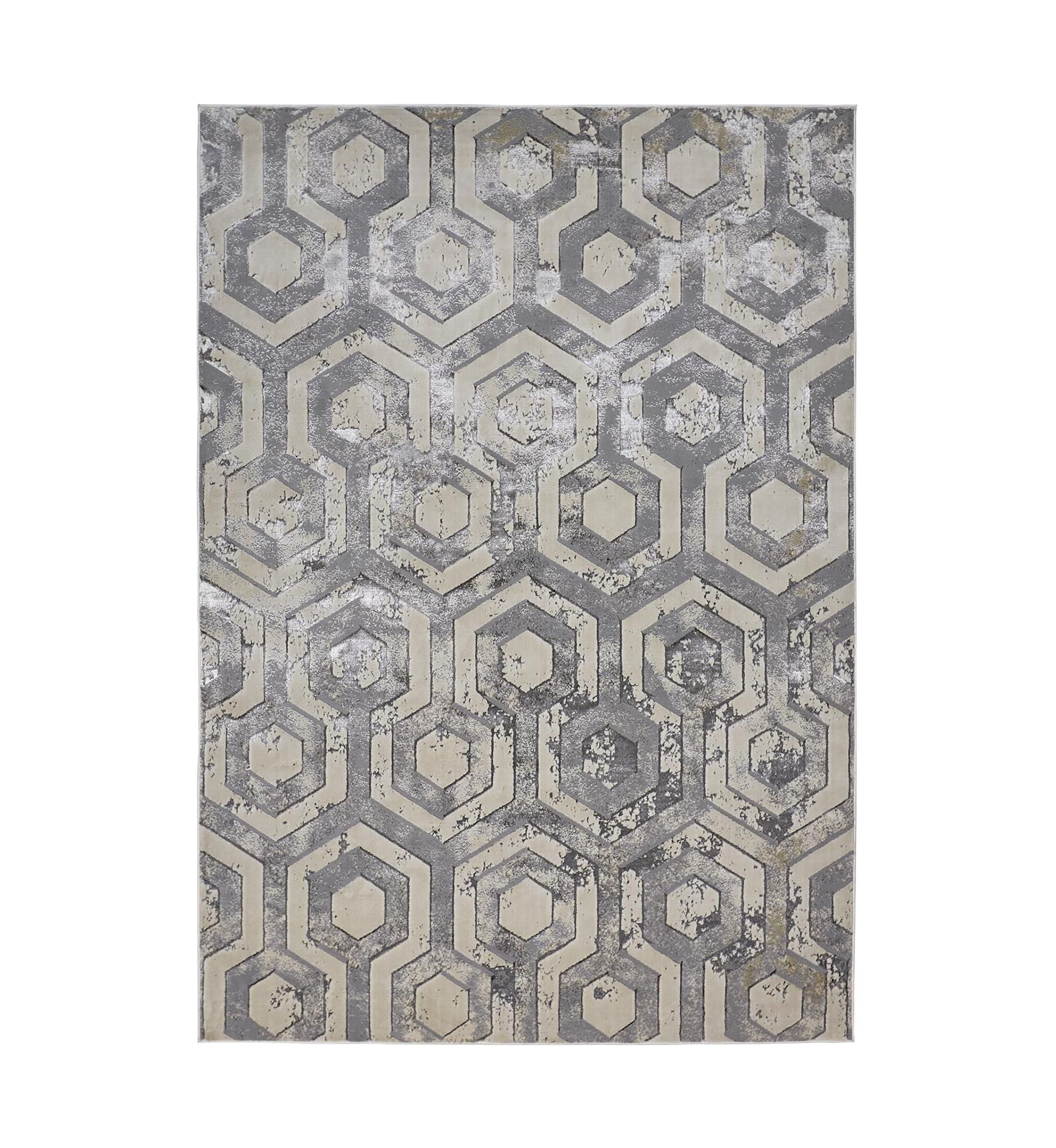Orin Modern Distressed Area Rug
