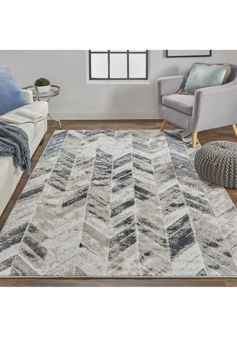 Orin Modern Chevron Area Rug