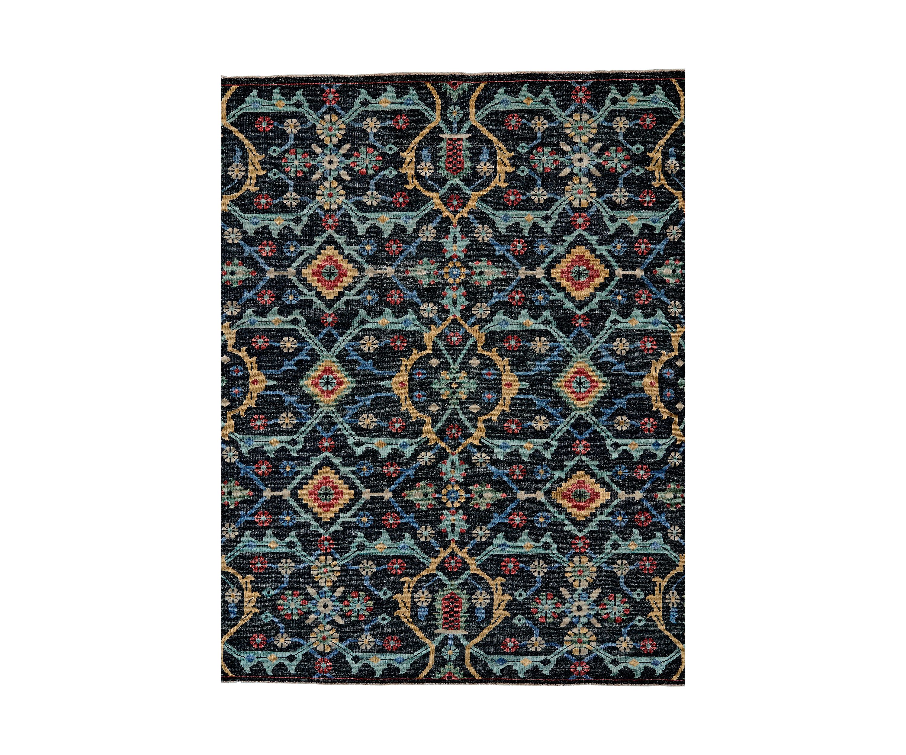 Bashyr Traditional Geometric Area Rug