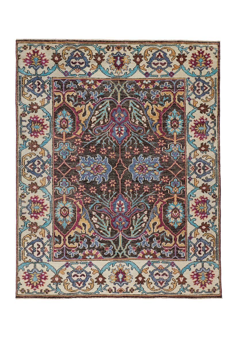 Bashyr Traditional Bordered Area Rug