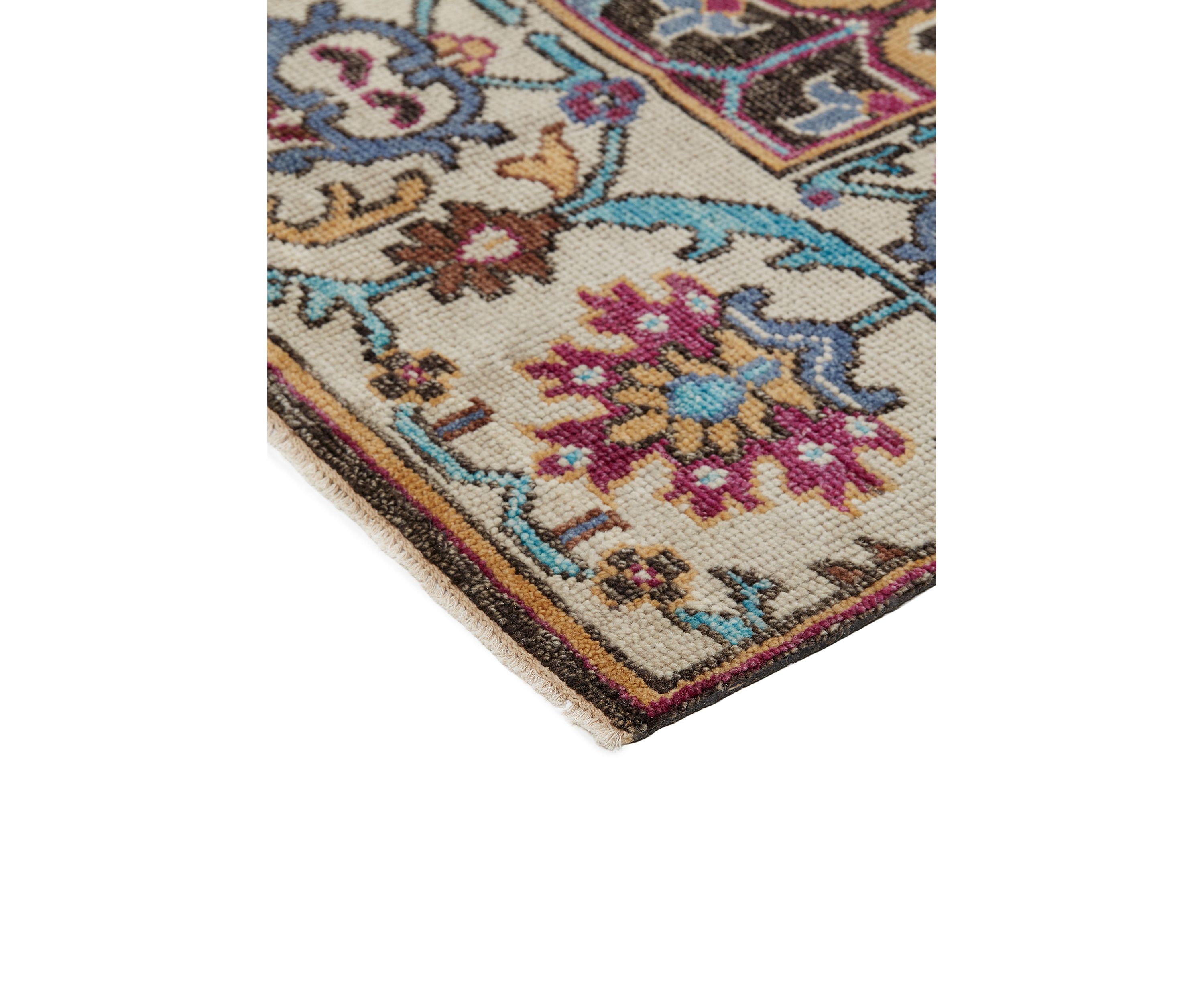 Bashyr Traditional Bordered Area Rug