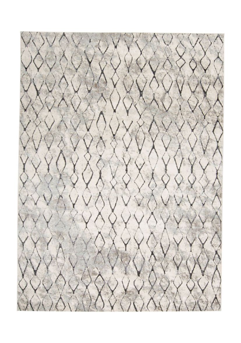 Kiba Transitional Diamond Area Rug