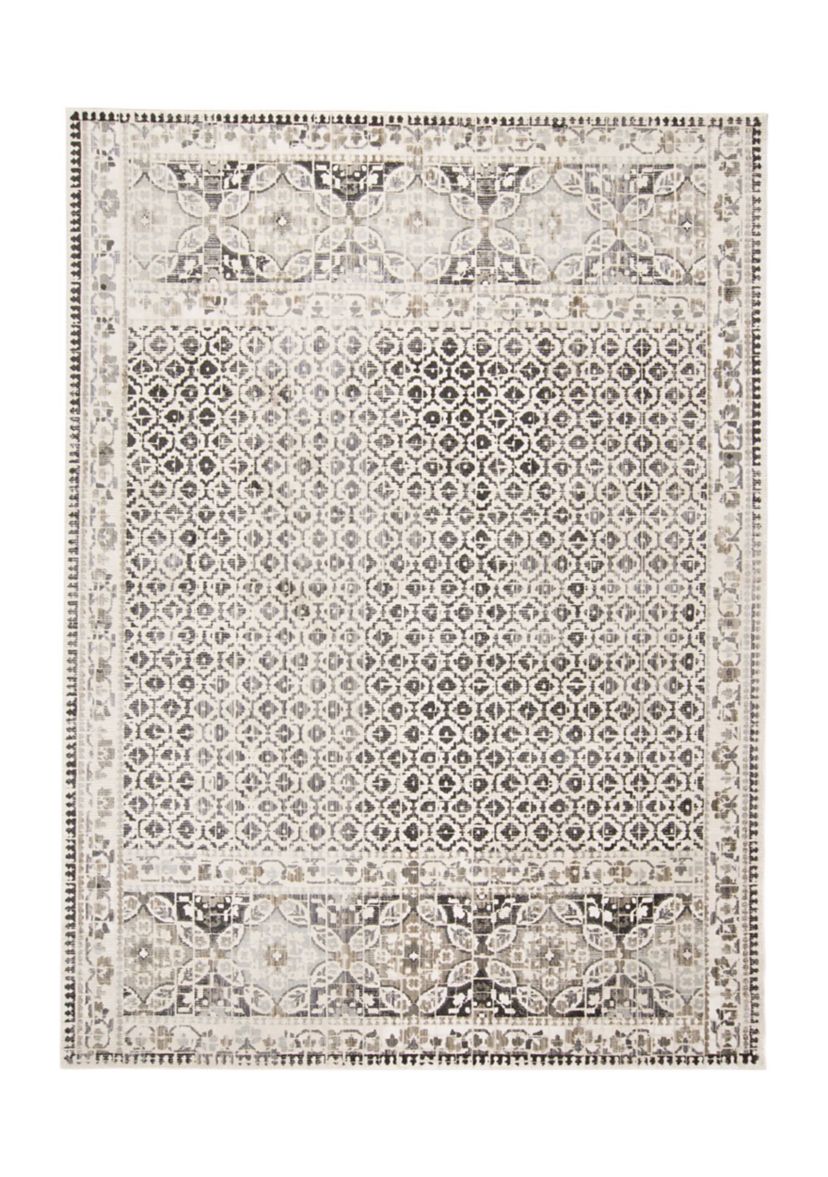 Kiba Transitional Distressed Area Rug