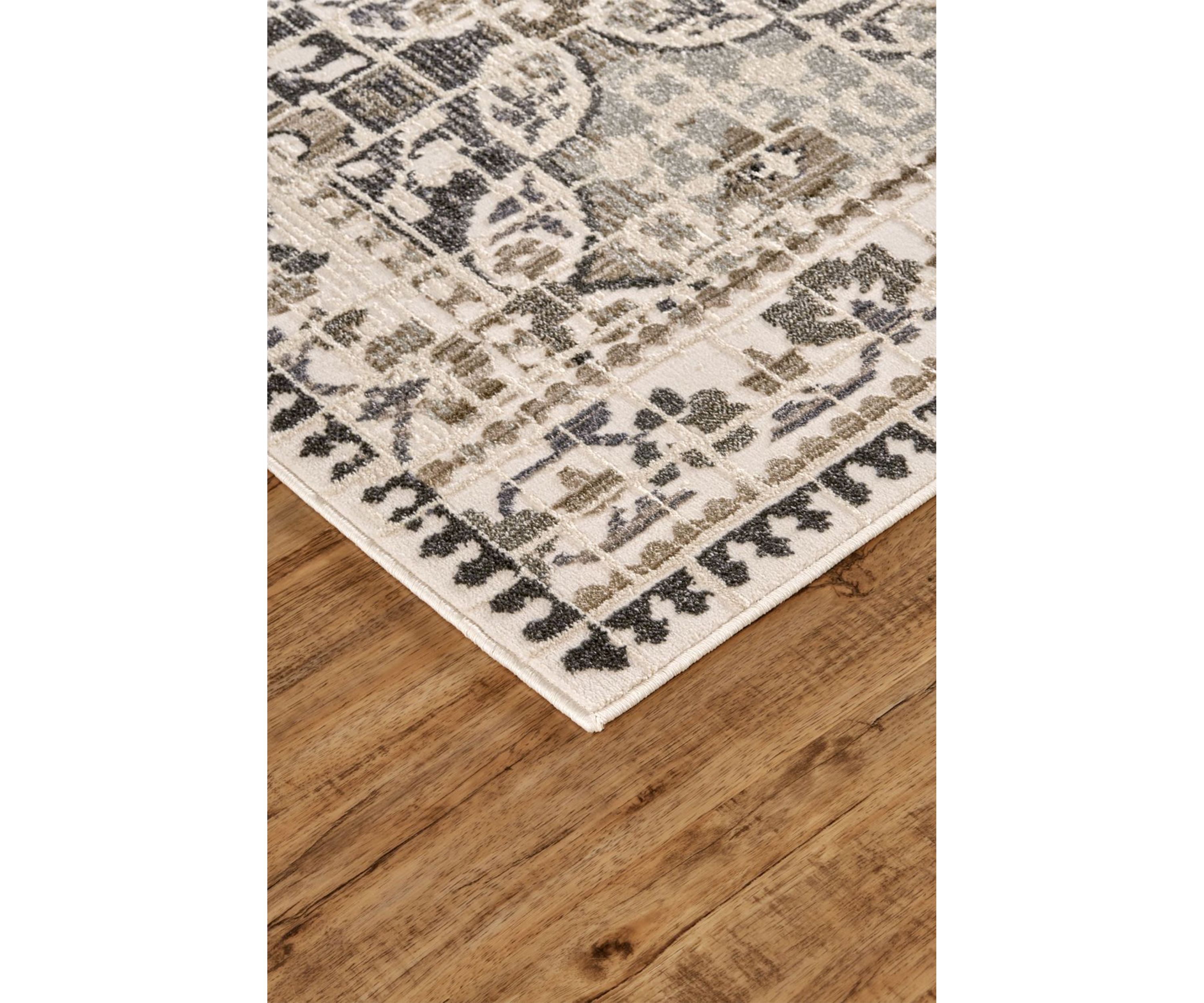 Kiba Transitional Distressed Area Rug