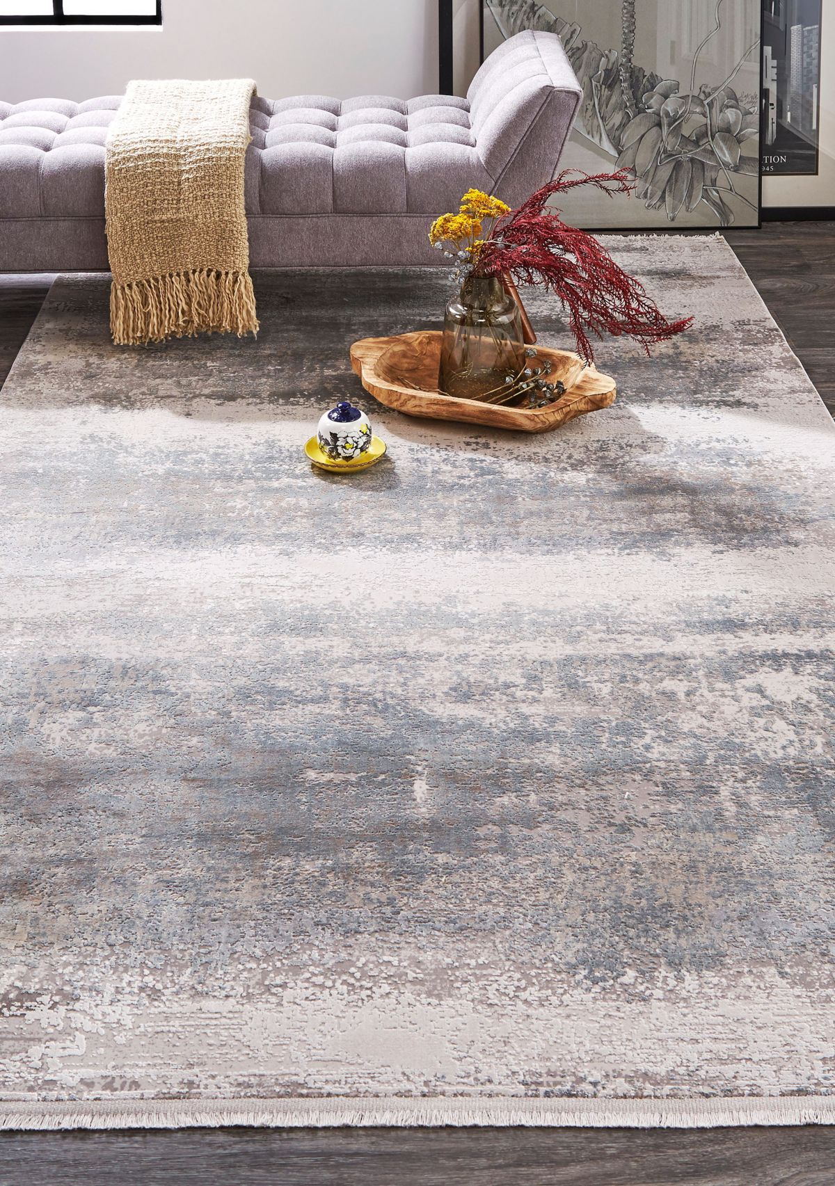 Lindstra Modern Abstract Area Rug
