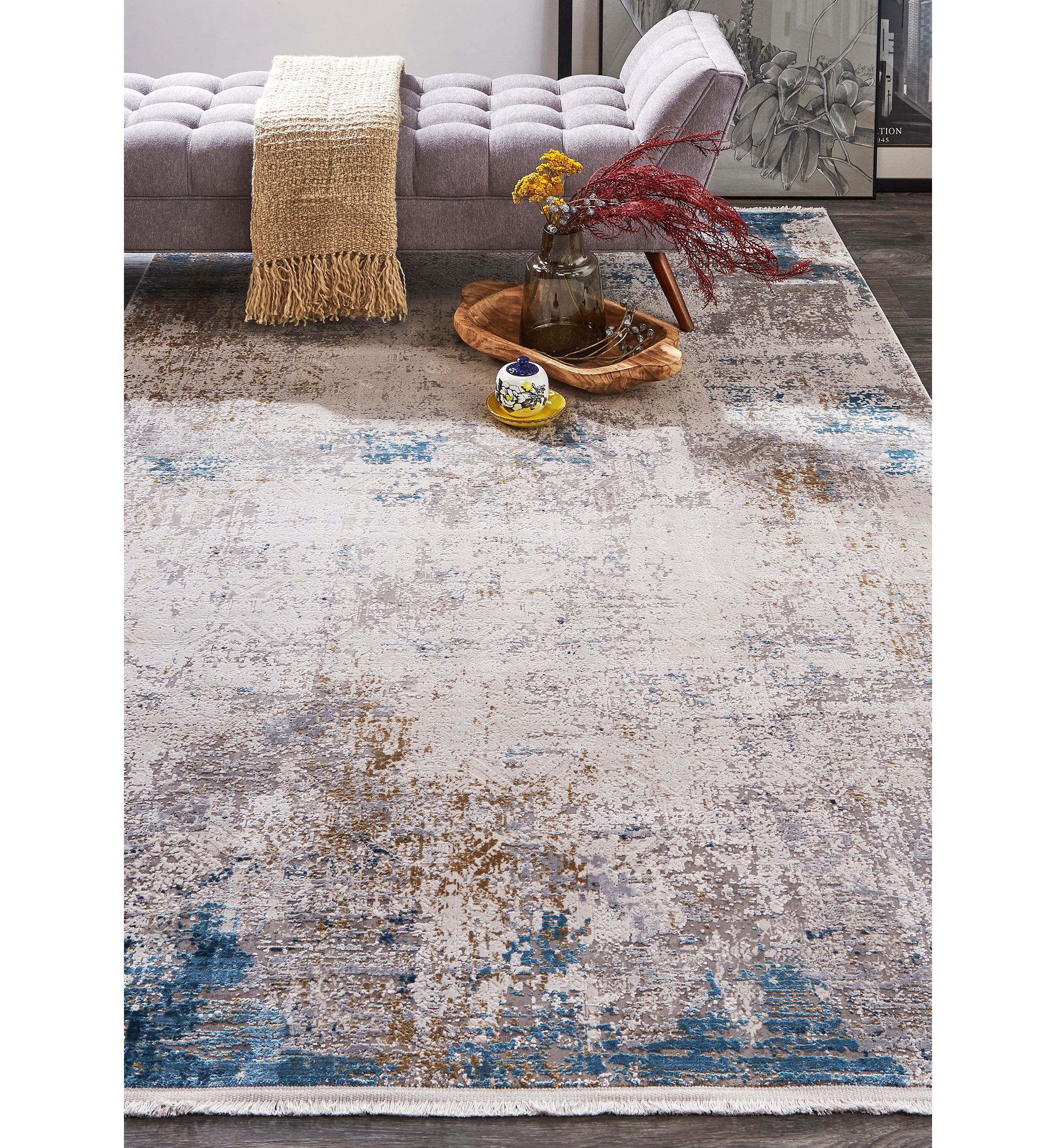 Lindstra Modern Abstract Area Rug