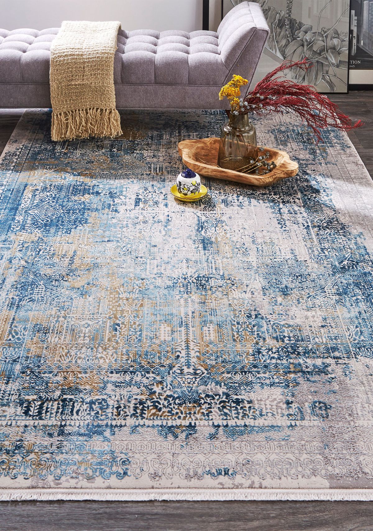 Lindstra Modern Abstract Area Rug