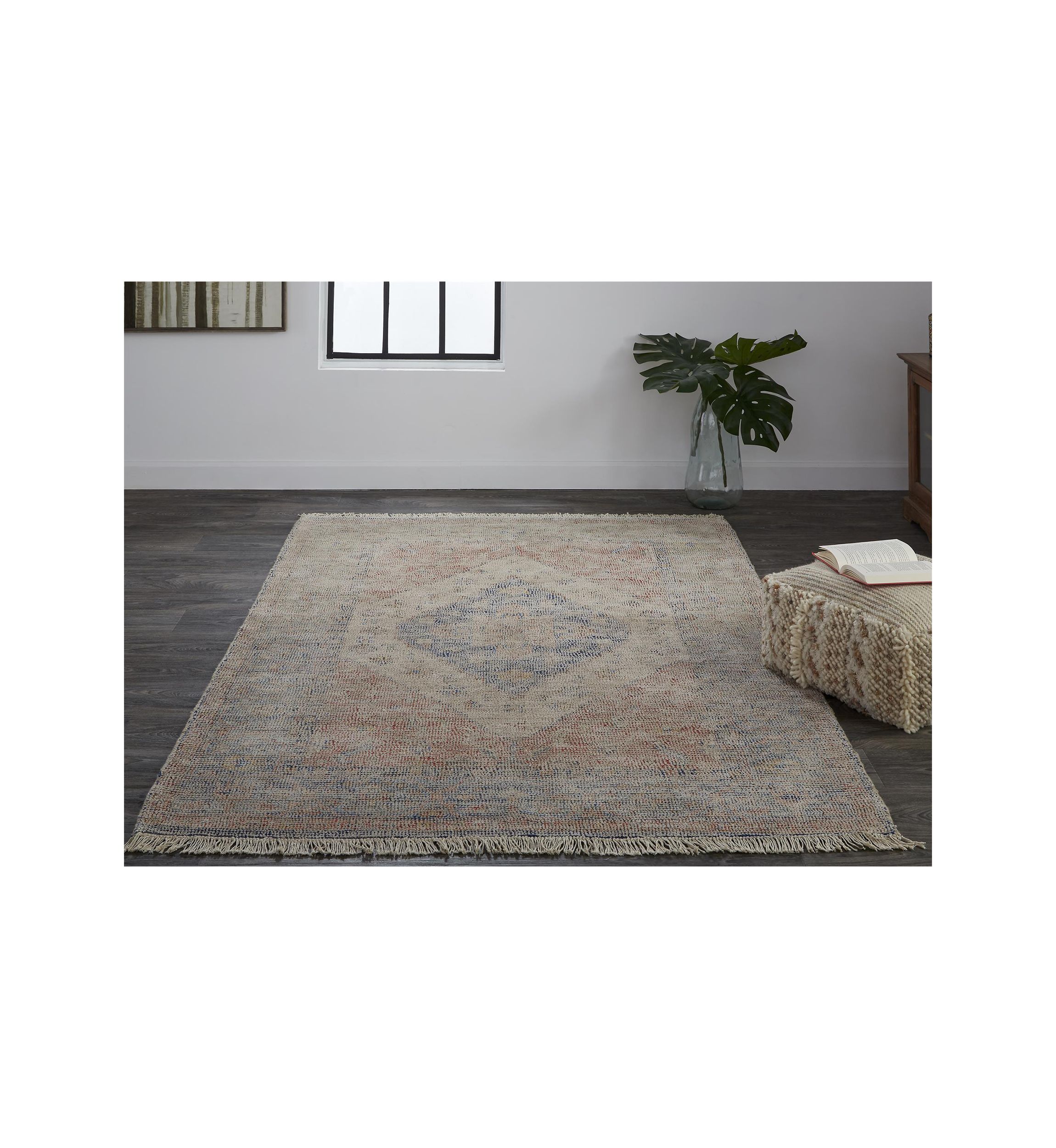 Ramey Transitional Distressed Area Rug