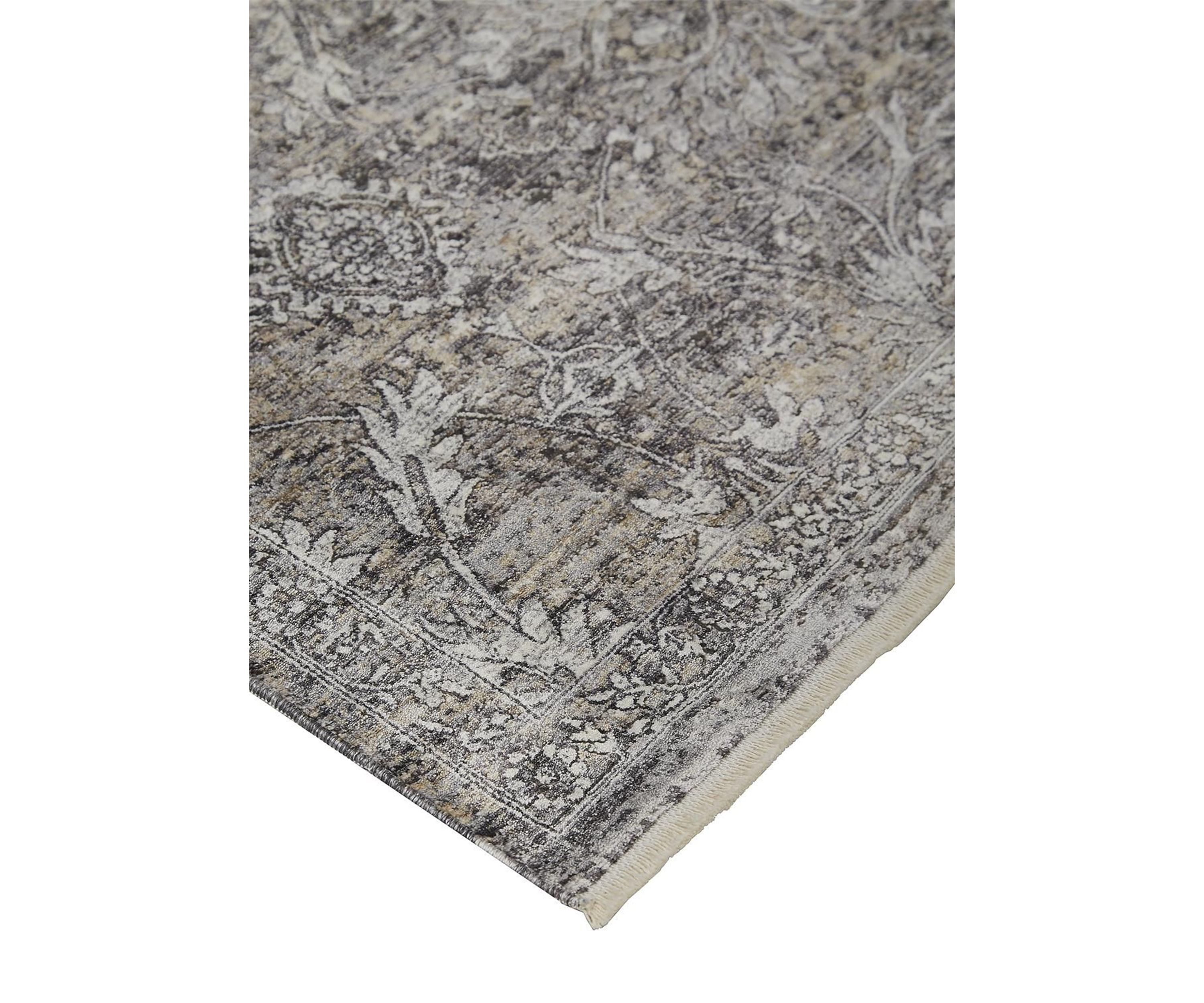 Melmas Transitional Medallion Area Rug