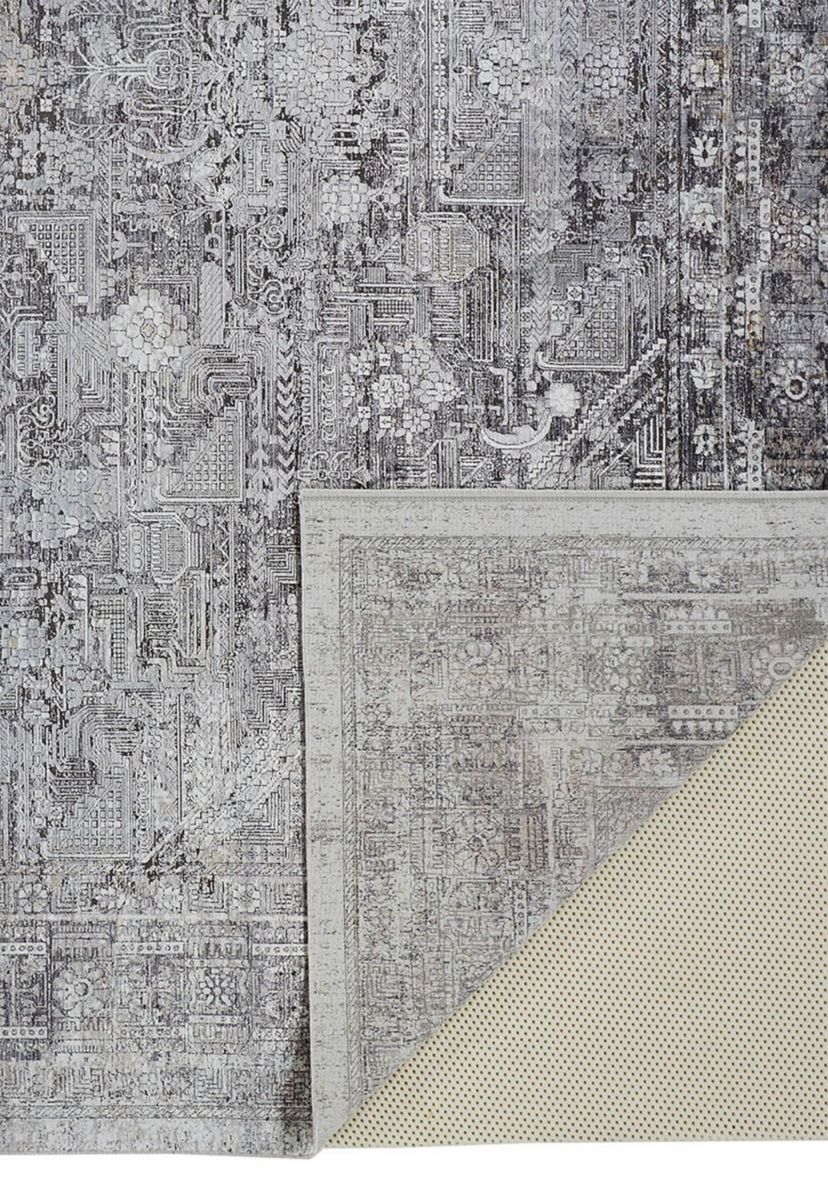 Melmas Transitional Medallion Area Rug