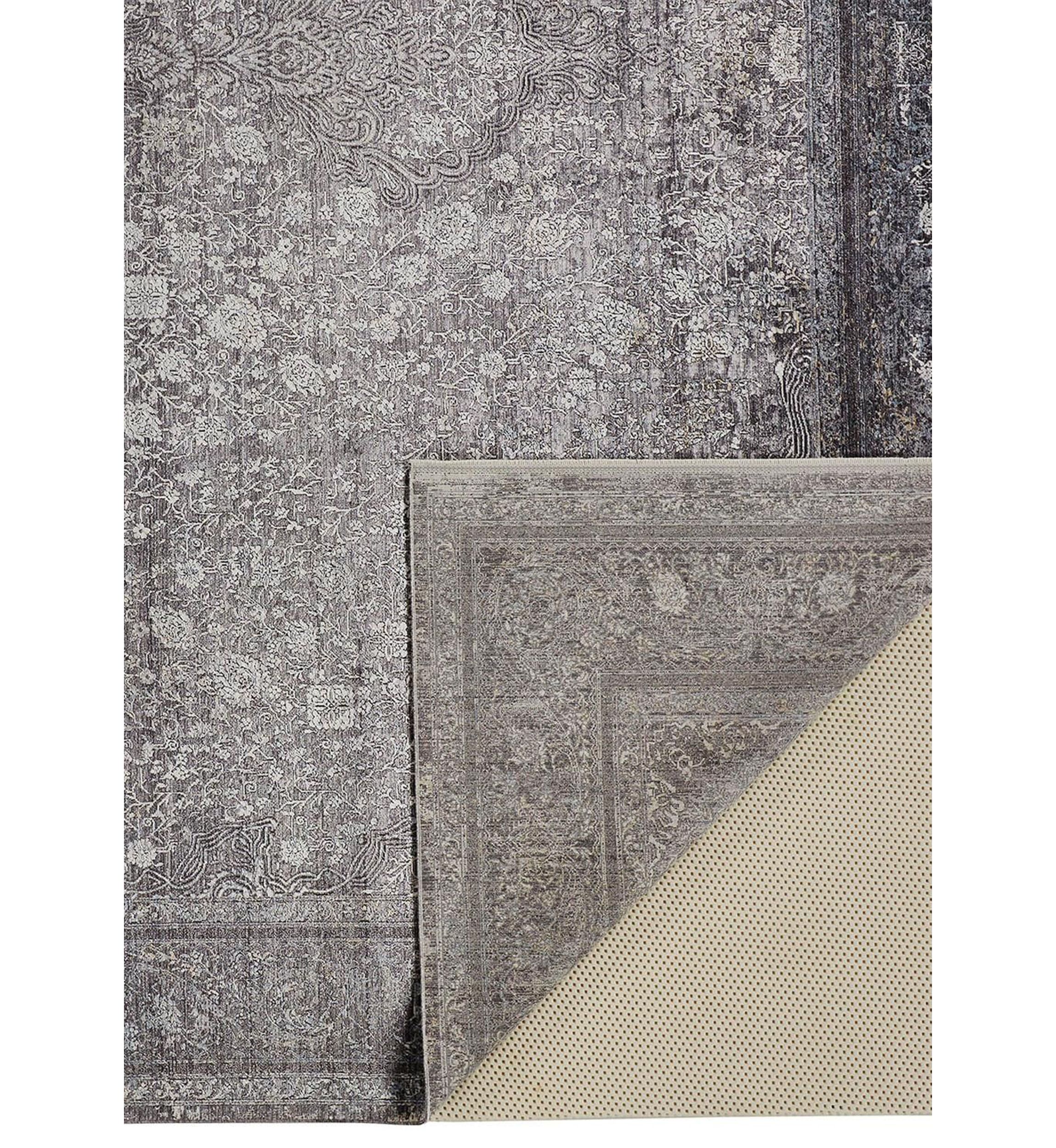 Melmas Transitional Medallion Area Rug
