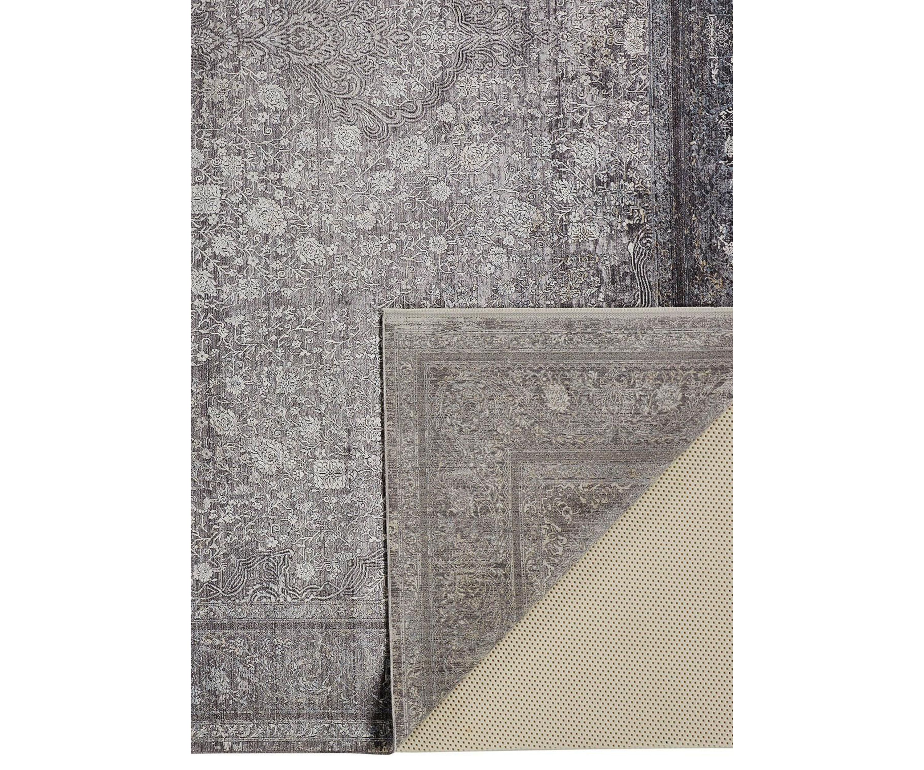 Melmas Transitional Medallion Area Rug