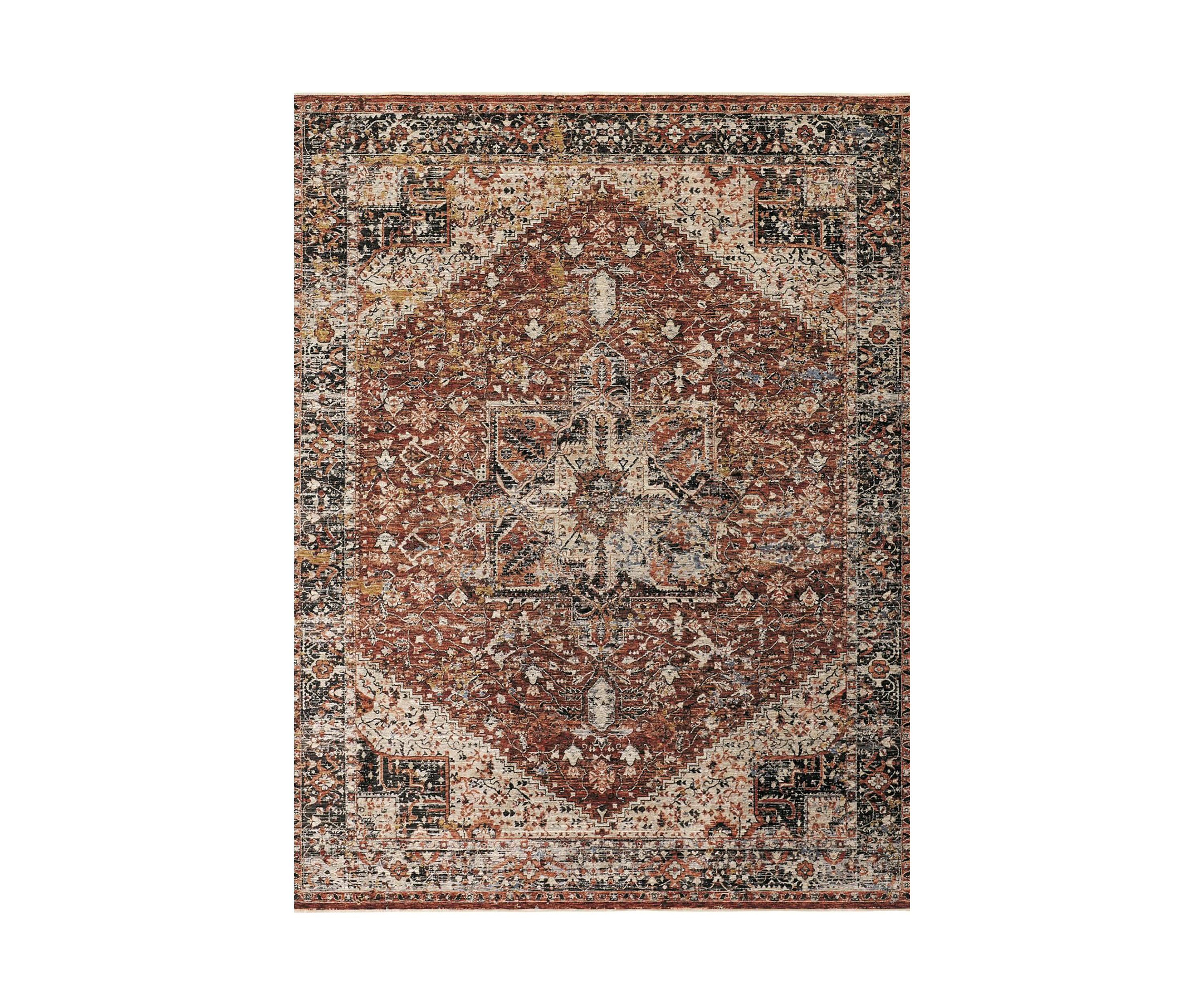 Ennis Transitional Medallion Area Rug