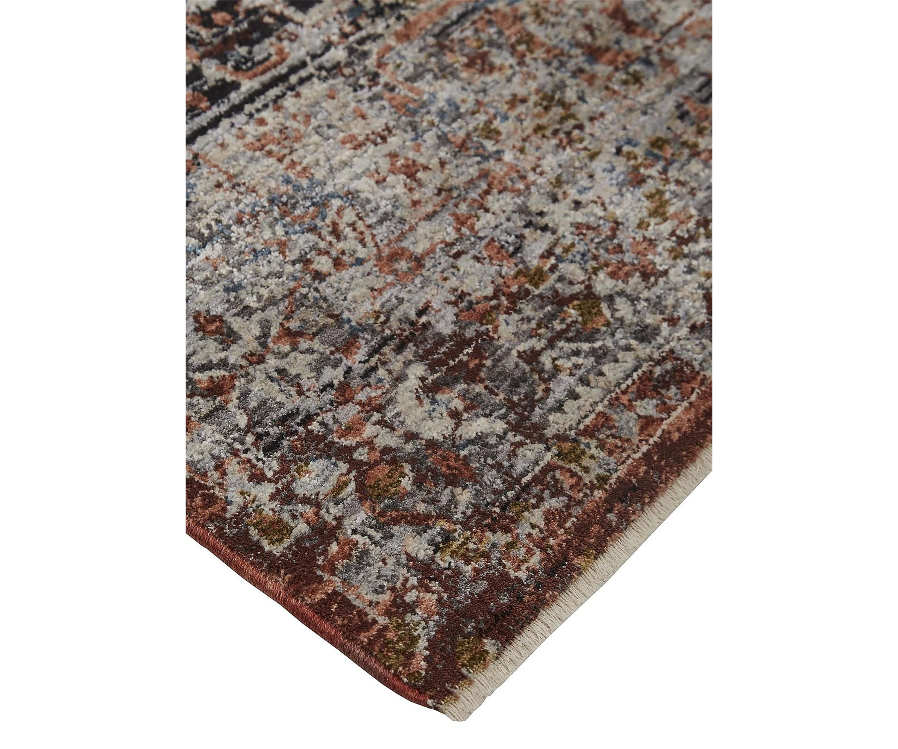 Ennis Transitional Medallion Area Rug