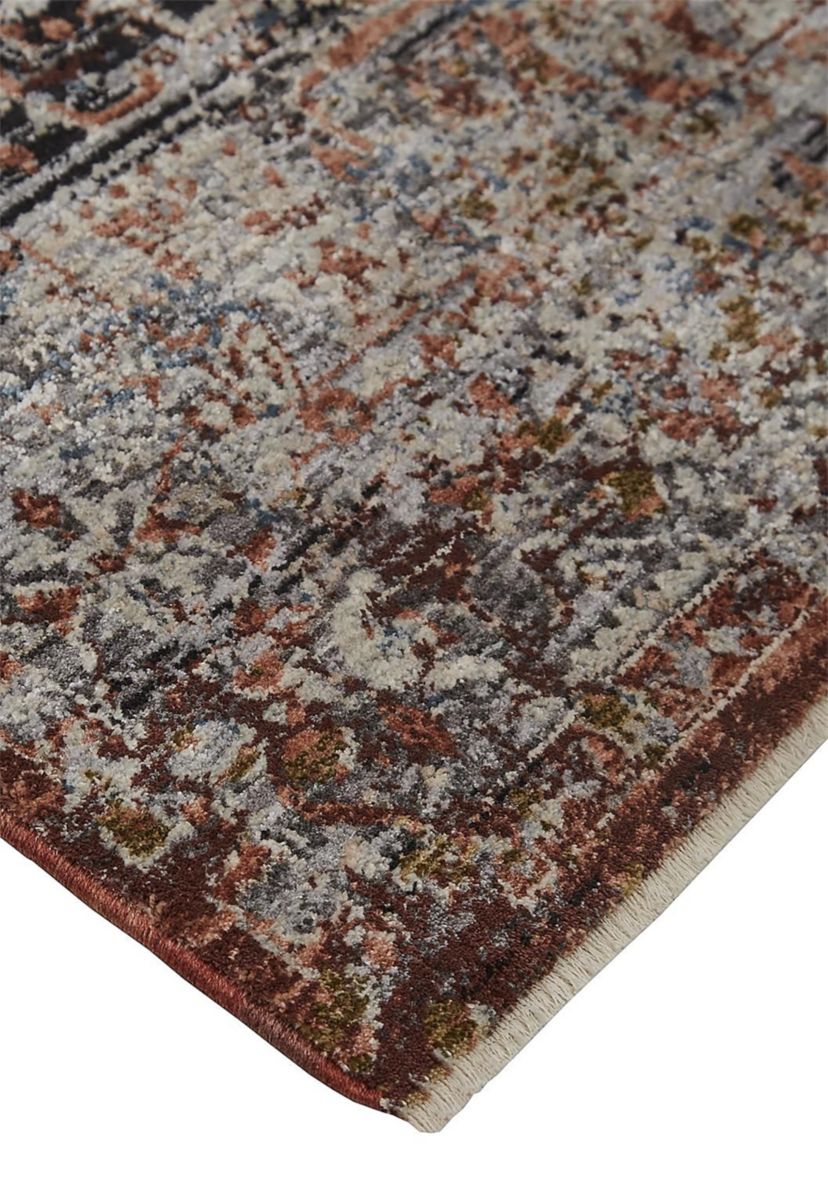 Ennis Transitional Medallion Area Rug