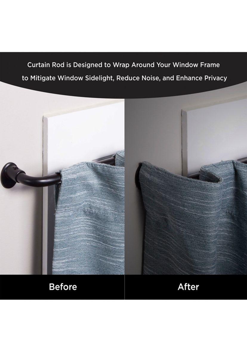 5/8 Inch Wrap Around Room Darkening Curtain Rod