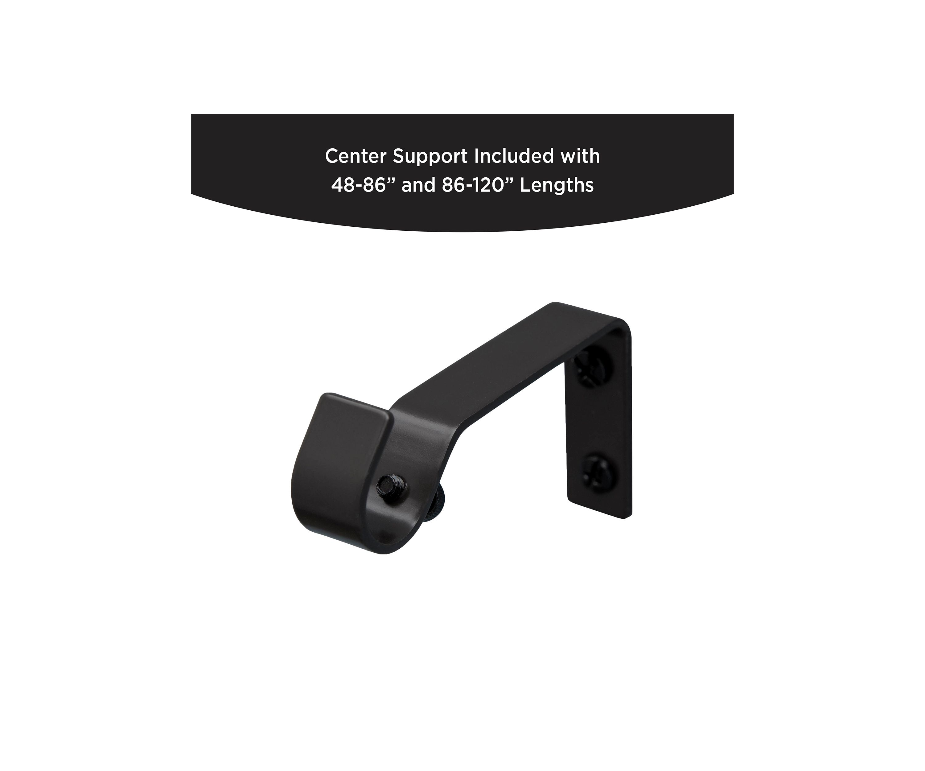5/8 Inch Wrap Around Room Darkening Curtain Rod