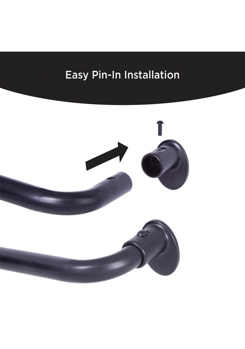 5/8 Inch Wrap Around Room Darkening Curtain Rod