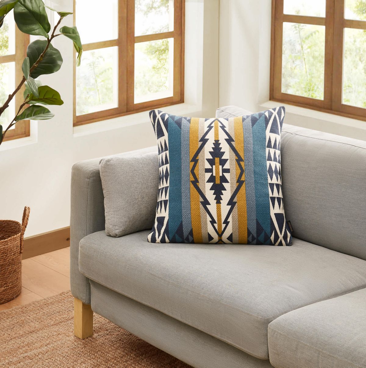 Trapper Peak Sq.  Pillow