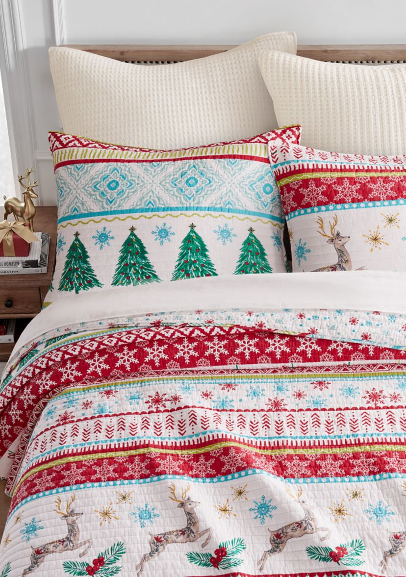 Reindeer Lane Quilt Set