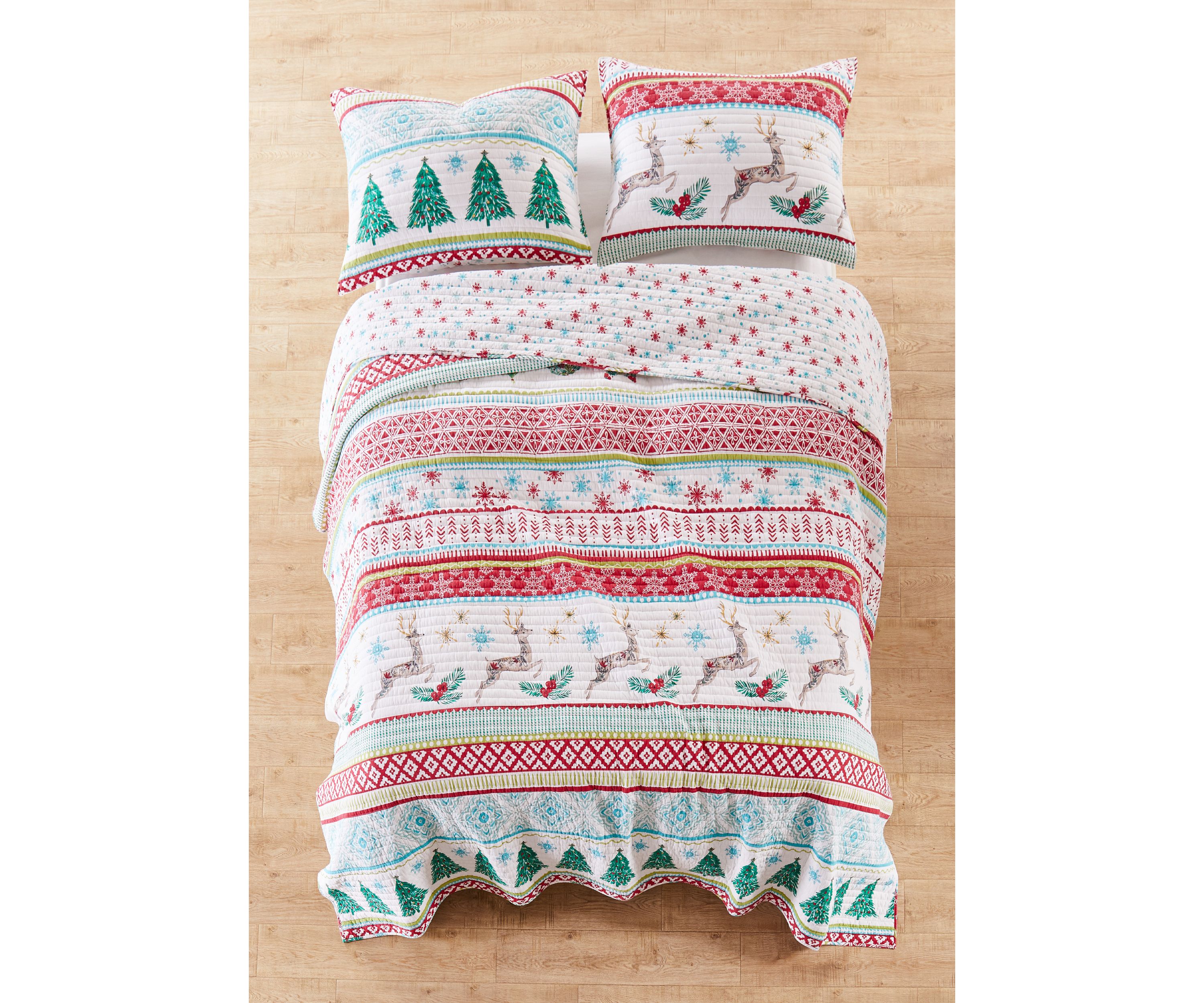 Reindeer Lane Quilt Set