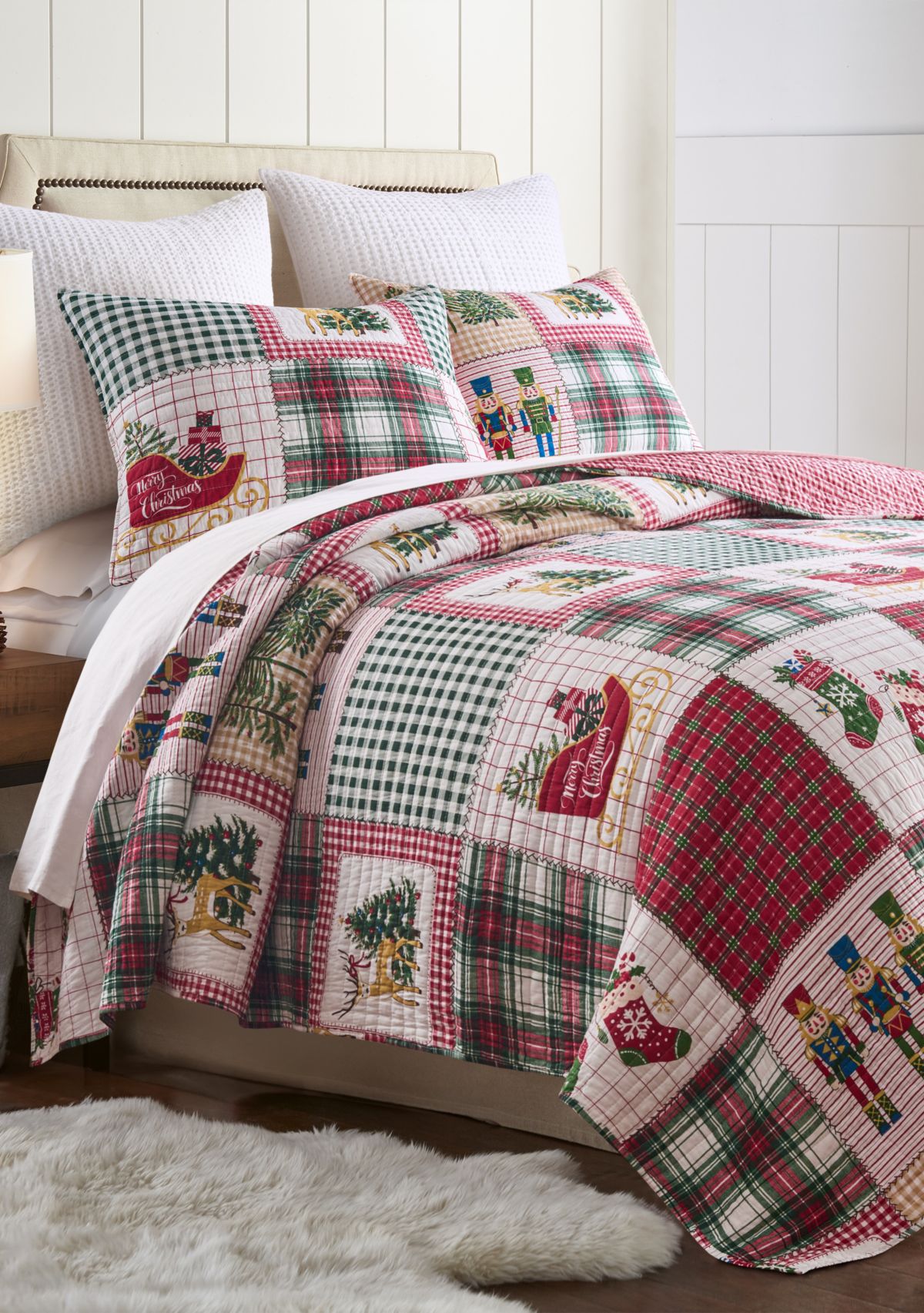 Nutcracker Patch Quilt Set 