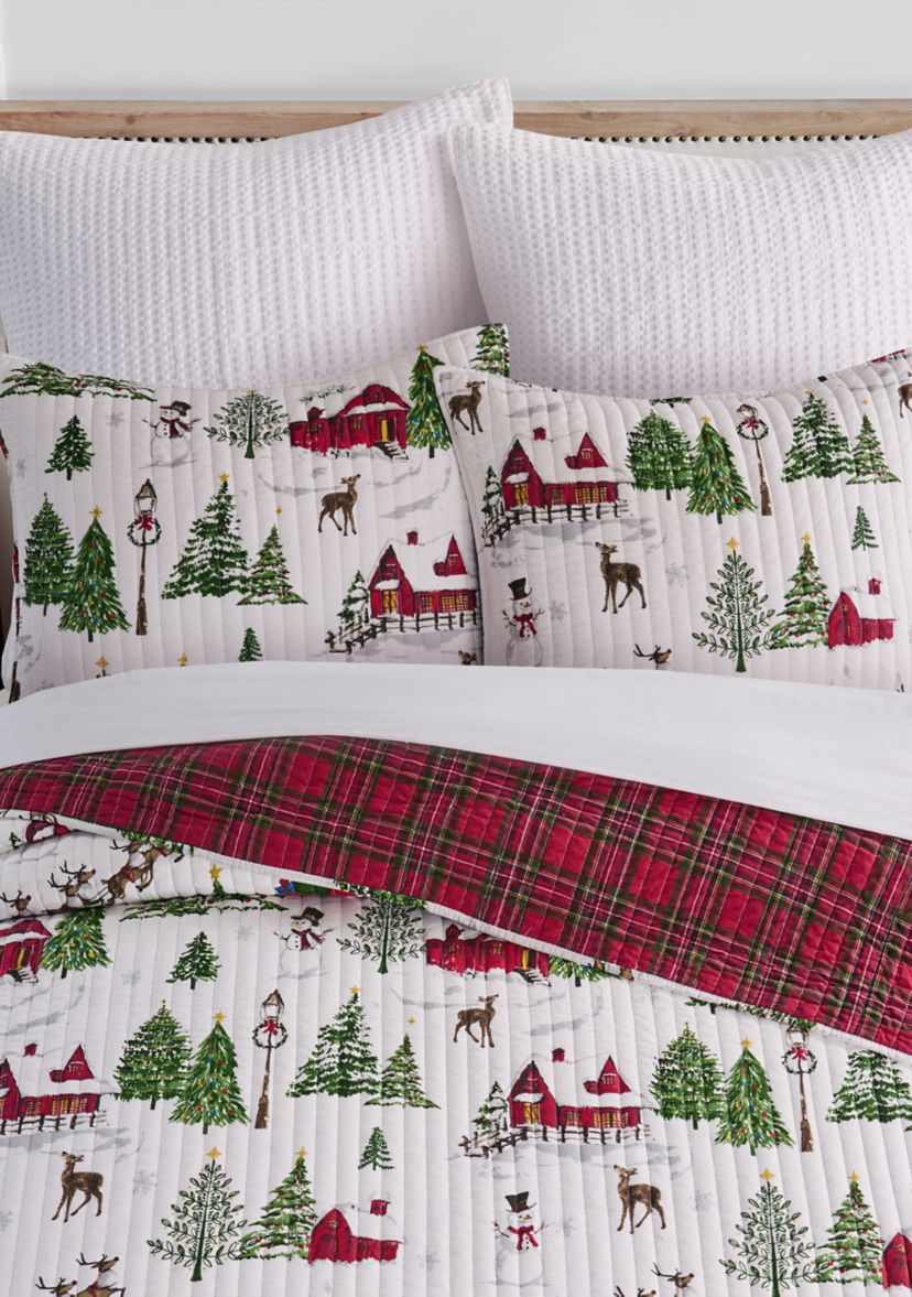 Santas Sleigh Ride Quilt Set