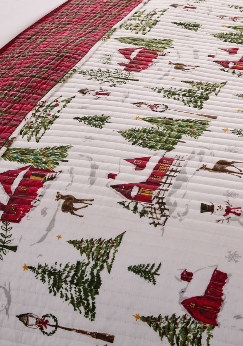 Santas Sleigh Ride Quilt Set