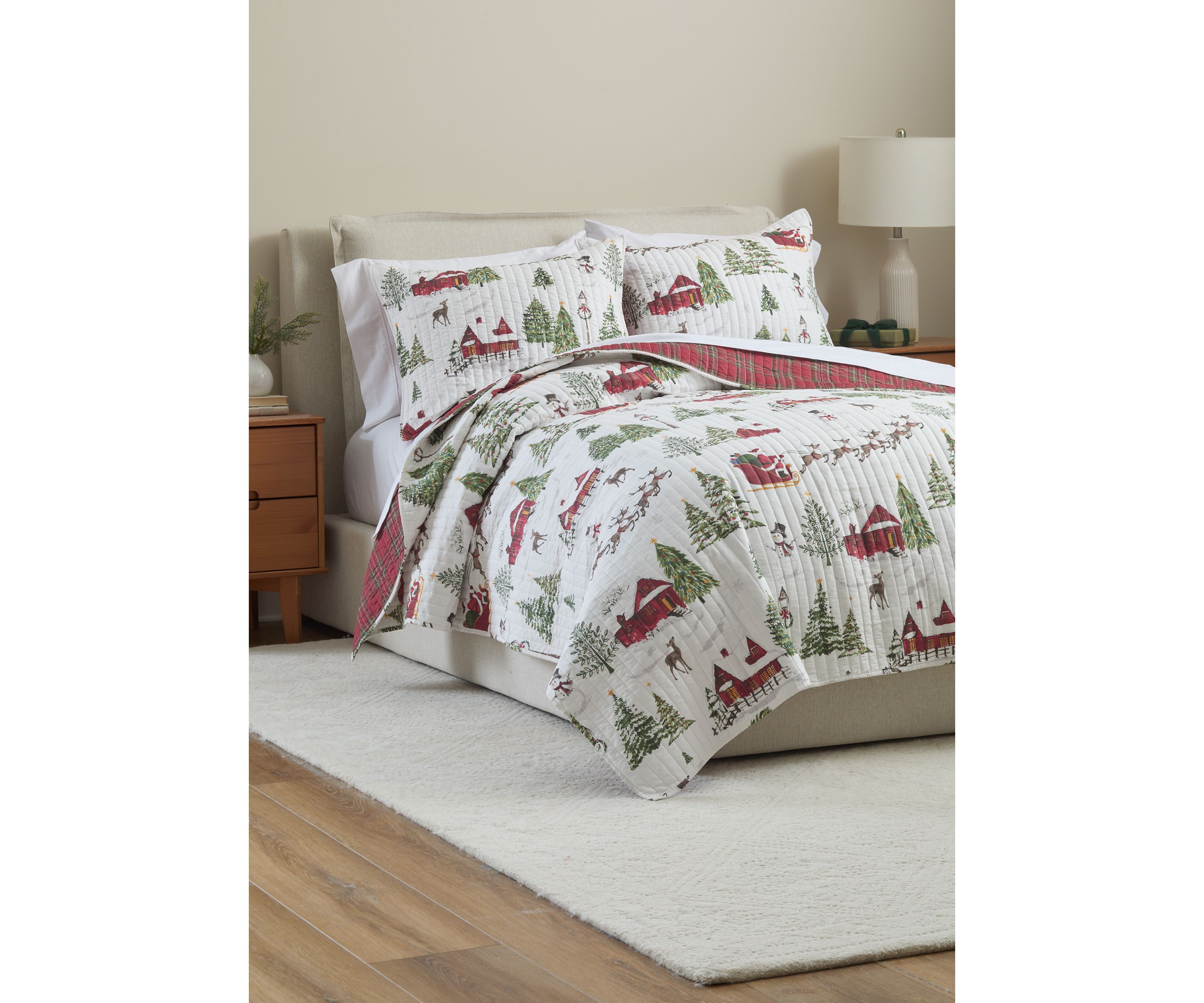 Santas Sleigh Ride Quilt Set
