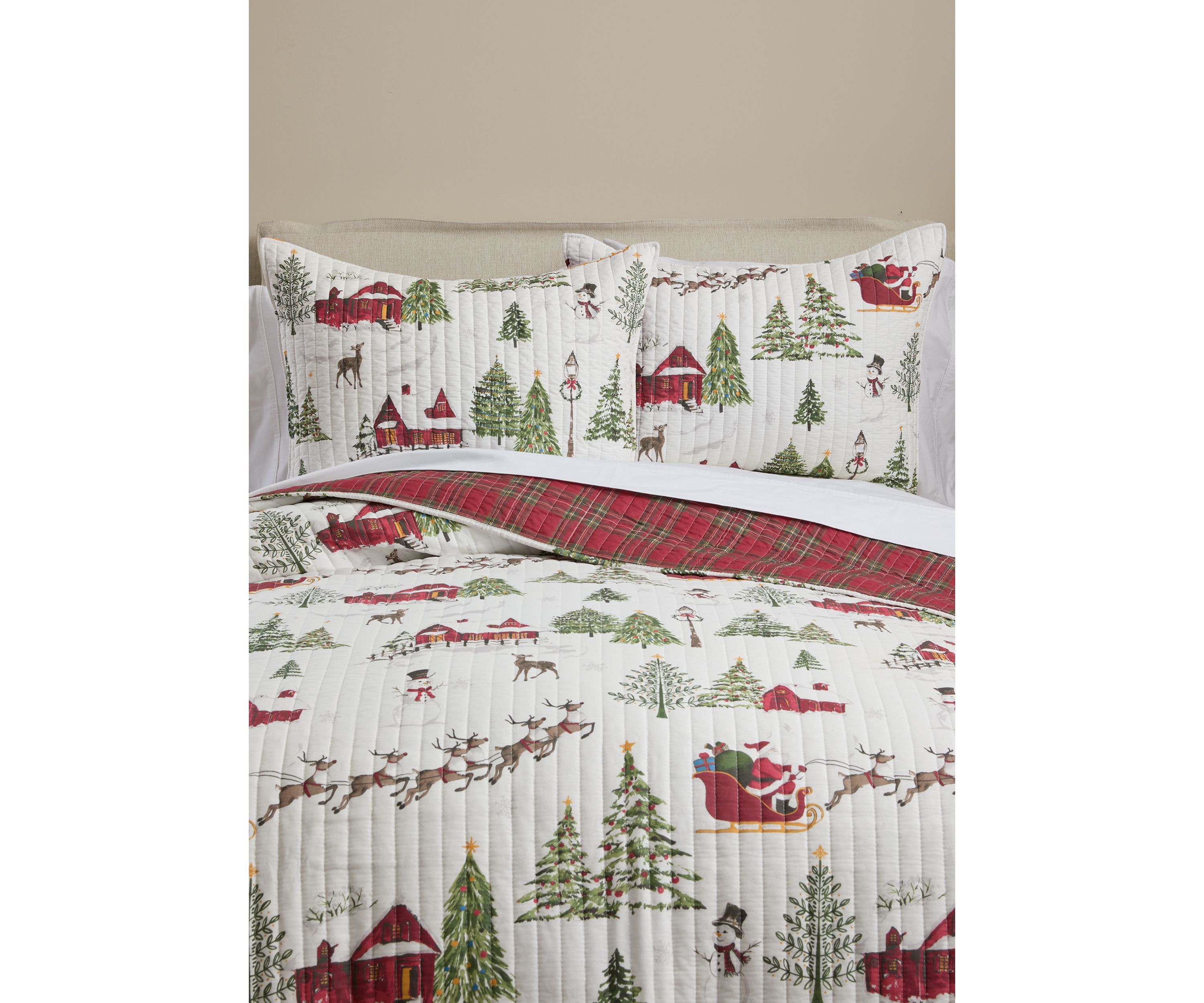 Santas Sleigh Ride Quilt Set