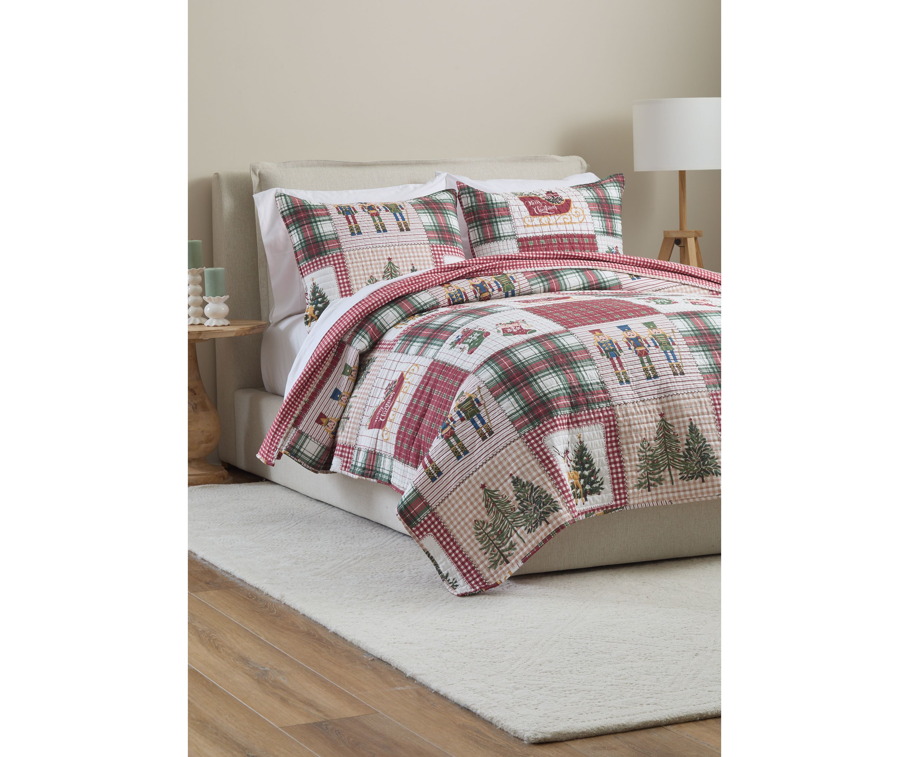 Nutcracker Patch Quilt Set 