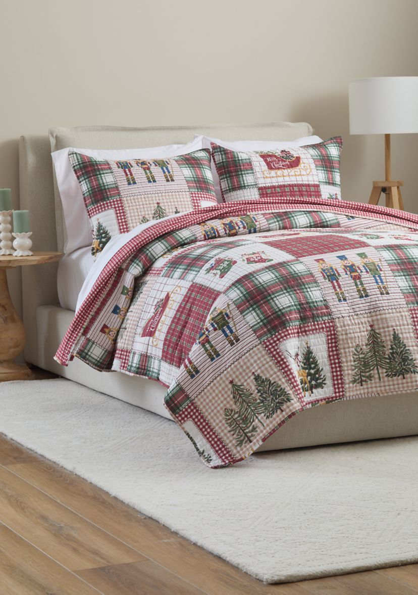 Nutcracker Patch Quilt Set 