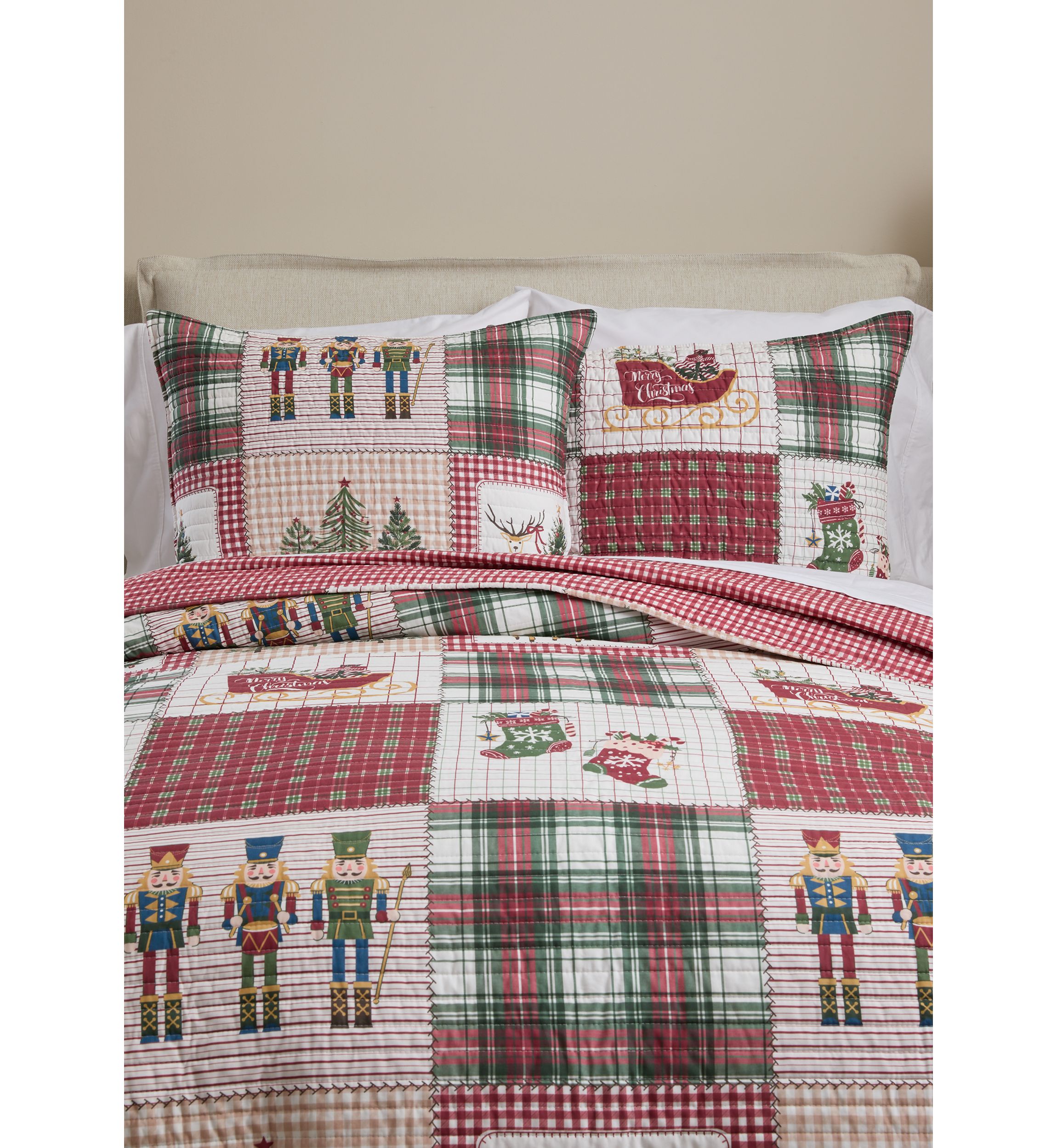 Nutcracker Patch Quilt Set 